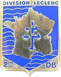 Autre insigne de la 2e DB, type commémoratif.