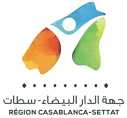 Drapeau de Casablanca-Settatالدار البيضاء - سطاتⵜⴰⵎⵏⴰⴹⵜ ⵜⴰⴷⴷⴰⵔⵜ ⵜⵓⵎⵍⵉⵍⵜ–ⵙⵟⴰⵜ