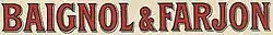 logo de Baignol et Farjon