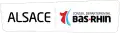Logo du conseil départemental du Bas-Rhin de 2018 à 2020.