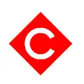 Logo en alternance avec le vert de septembre 2016 jusqu'à juin 2017 (saison 8)