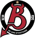 Logo anniversaire marquant les 90 ans du club.