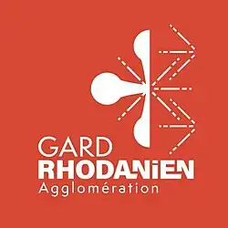 Blason de Communauté d'agglomération du Gard rhodanien