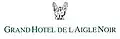 Logotype de l'hôtel sur une carte de visite de la fin du XXe&nbsp;siècle.