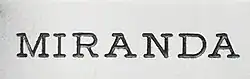 logo de Miranda Camera Company