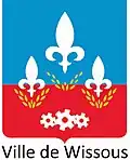 Logotype blasonné (bleu clair) entre 2014 et 2017.