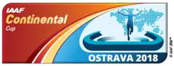 Description de l'image Logo de la Coupe continentale d'athlétisme 2018.png.