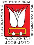 Blason de Heroica ciudad de Juchitán de ZaragozaJuchitán de Zaragoza