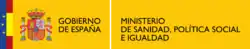 Logo du ministère de la Santé, de la Politique sociale et de l'Égalité entre 2010 et 2011.