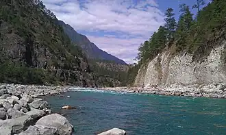 Photo de la rivière Lohit.