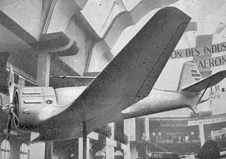 Vue de l'avion.