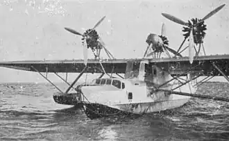 Vue de l'avion.