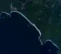 Vue satellite de Long Beach&nbsp;(en).