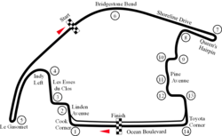 Tracé de la course