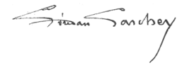 signature de Lorédan Larchey
