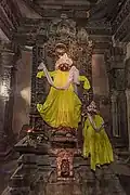 L'idole du Seigneur Jagannath à l'intérieur du temple de Baheta Bujurg..