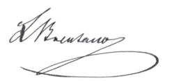 signature de Lorenz Brentano