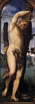 San Sebastian, Lorenzo Lotto, 1531, Gemäldegalerie, Berlin