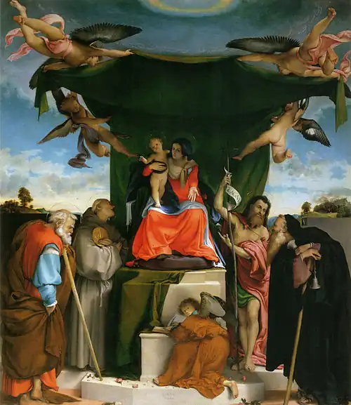 Retable de San Bernardino in Pignolo, 1521, Bergame.