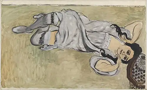 Lorette à la tasse de café, 1917 – Musée national d'Art moderne, Paris.