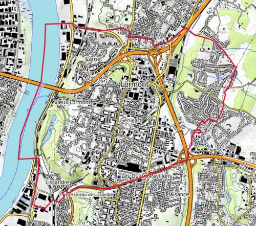 Carte topographique