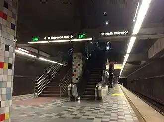 Image illustrative de l’article Hollywood/Western (métro de Los Angeles)