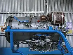 Vue du moteur.