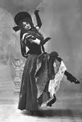 Lottie Williams dans In Town  (1897).