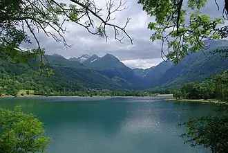 Le lac de Génos-Loudenvielle.
