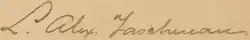 Signature de Louis-Alexandre Taschereau