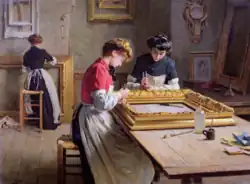 Chez le doreur (ca 1905).Musée des Beaux-Arts d'Angers.