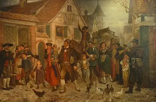 L’Exode (1872), musée des Beaux-Arts de Mulhouse.