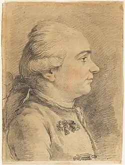 Autoportrait de Louis Jean François Lagrenée, 1778, Nationalmuseum, Suède.