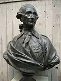 Buste, vers 1780, par Jean-Antoine Houdon, musée des beaux-arts de Besançon.
