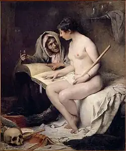 La Leçon avant le sabbat, 1880, huile sur toile. Nemours, Château-Musée.