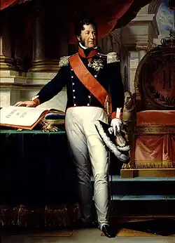 Portrait en pied de Louis-Philippe, musée d'Art et d'Histoire de Dreux
