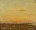 Louis Braquaval, Coucher de soleil.