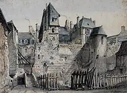 Vue d'une aquarelle
