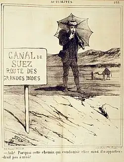 Canal de Suez - route des Grandes Indes