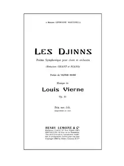 Page de titre de la partition