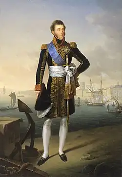 Portrait du duc d'Angoulême par François-Joseph Kinson.