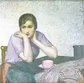 Louise belle femme. The model was Louise Perrault.