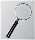 Loupe à main ronde simple