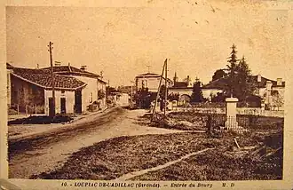 L'entrée du bourg.