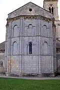 Le chevet de l'église (août&nbsp;2011)