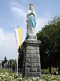 Notre-Dame-de-Lourdes sur la place du Rosaire
