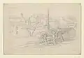 Lourmarin (dessin, 1932).