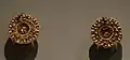 Paire de boucles d'oreilles en disque