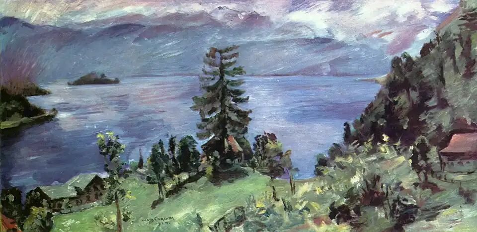 Walchensee-Panorama, 1924