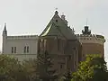 Château de Lublin, Chapelle de la Sainte Trinité et tour du XIIIe&nbsp;siècle.